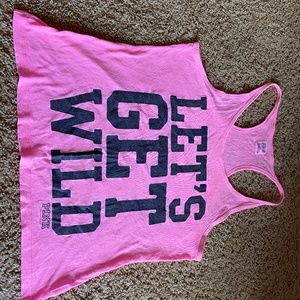 Pink tank top